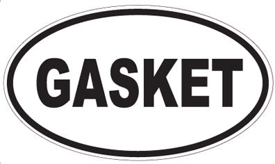 GASKET - Oval Sticker
