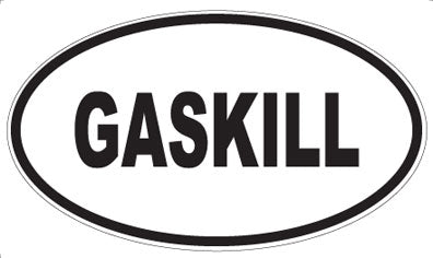GASKILL - Oval Sticker