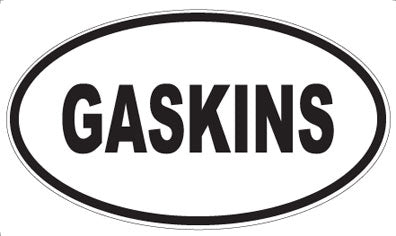 GASKINS - Oval Sticker