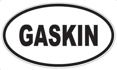 GASKIN - Oval Magnet