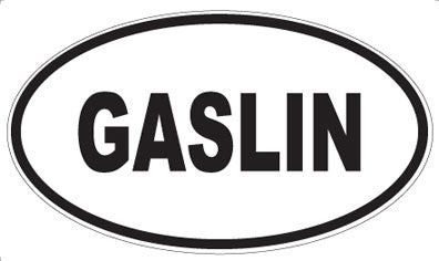 GASLIN - Oval Sticker