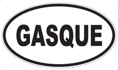 GASQUE - Oval Sticker