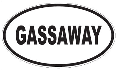 GASSAWAY - Oval Magnet