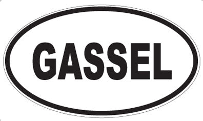 GASSEL - Oval Magnet