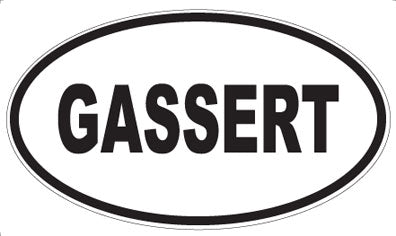GASSERT - Oval Magnet