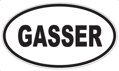 GASSER - Oval Magnet