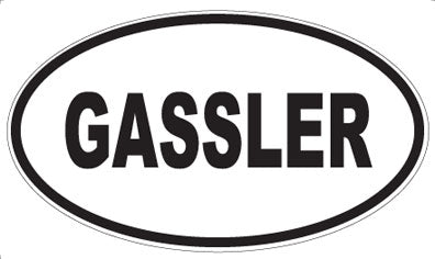 GASSLER - Oval Sticker