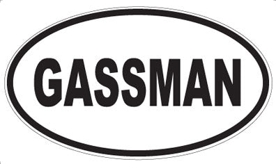 GASSMAN - Oval Magnet