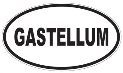 GASTELLUM - Oval Magnet