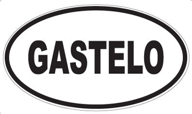 GASTELO - Oval Magnet