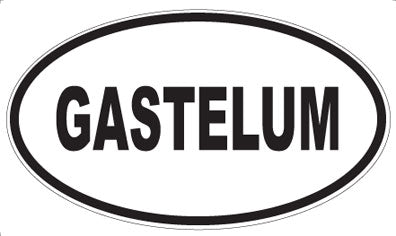GASTELUM - Oval Sticker
