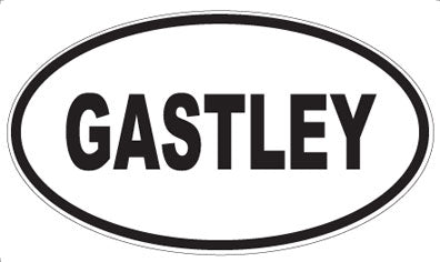 GASTLEY - Oval Sticker