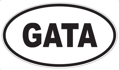 GATA - Oval Magnet
