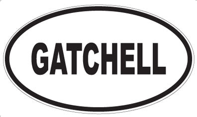 GATCHELL - Oval Magnet