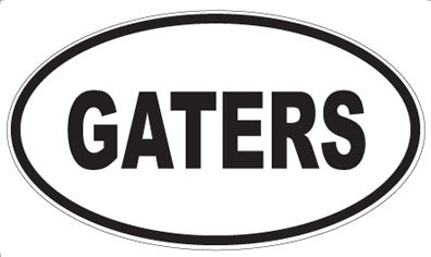 GATERS - Oval Sticker