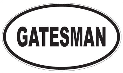 GATESMAN - Oval Magnet