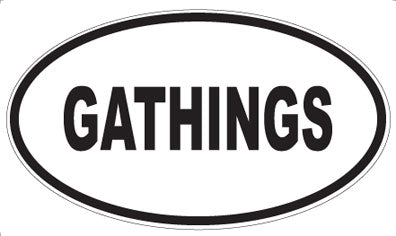 GATHINGS - Oval Magnet