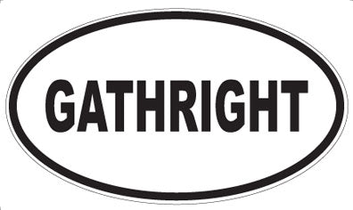 GATHRIGHT - Oval Magnet