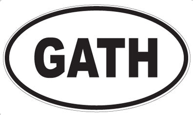 GATH - Oval Magnet