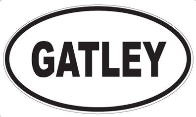 GATLEY - Oval Magnet