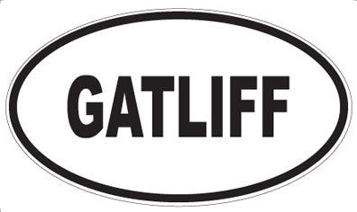 GATLIFF - Oval Sticker