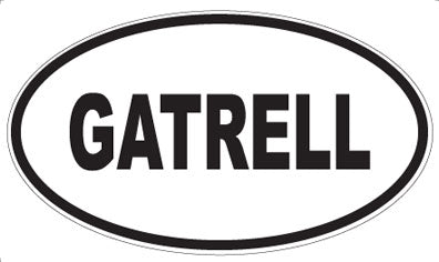 GATRELL - Oval Magnet