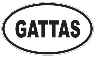 GATTAS - Oval Magnet