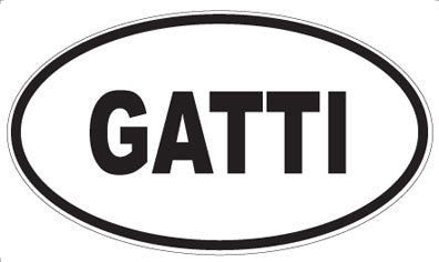 GATTI - Oval Magnet