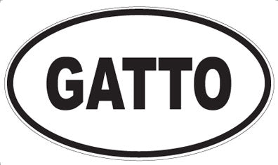 GATTO - Oval Magnet
