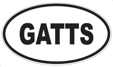 GATTS - Oval Sticker