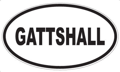 GATTSHALL - Oval Magnet