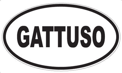 GATTUSO - Oval Magnet