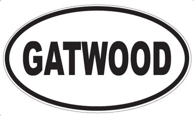 GATWOOD - Oval Sticker