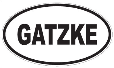 GATZKE - Oval Magnet