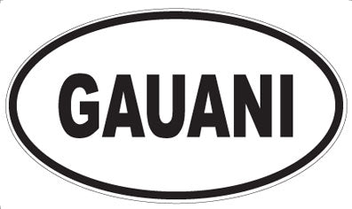 GAUANI - Oval Sticker