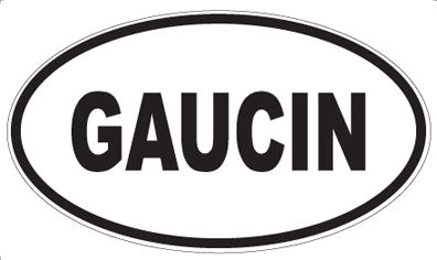 GAUCIN - Oval Magnet
