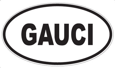 GAUCI - Oval Magnet