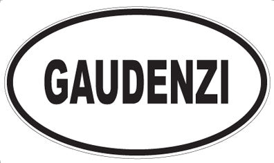 GAUDENZI - Oval Magnet