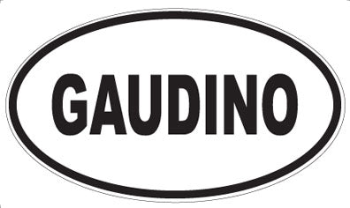GAUDINO - Oval Magnet
