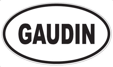 GAUDIN - Oval Magnet