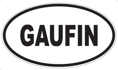GAUFIN - Oval Magnet