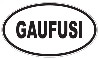 GAUFUSI - Oval Magnet