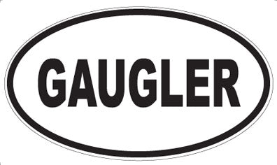 GAUGLER - Oval Magnet