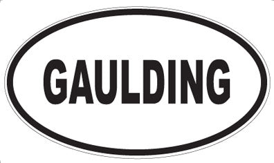 GAULDING - Oval Magnet