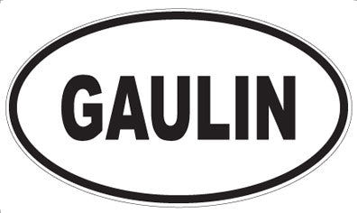 GAULIN - Oval Magnet