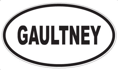 GAULTNEY - Oval Magnet