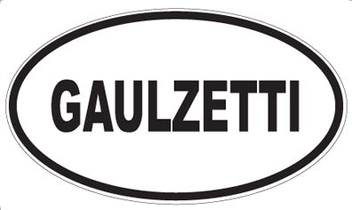 GAULZETTI - Oval Magnet