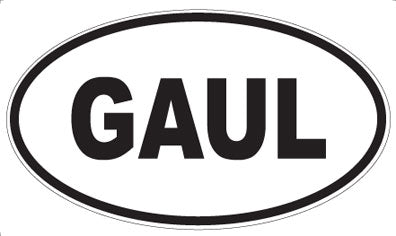 GAUL - Oval Magnet