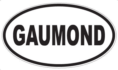 GAUMOND - Oval Sticker