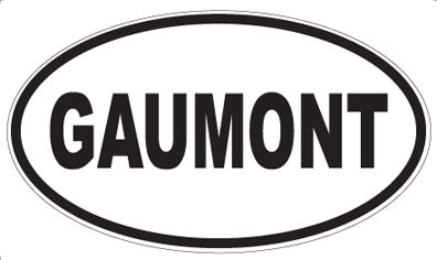 GAUMONT - Oval Sticker